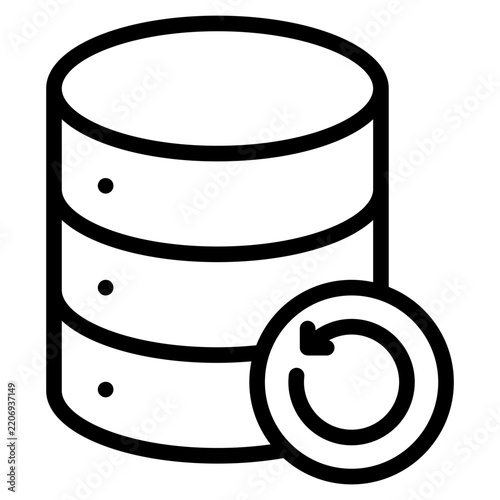 Naklejka Data Backup Icon