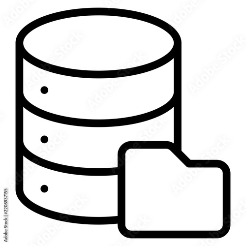 Obraz na płótnie Data Storage Icon
