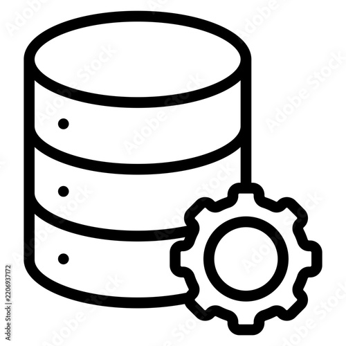 Obraz na płótnie Database Management Icon
