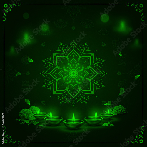 christmas background with snowflakes