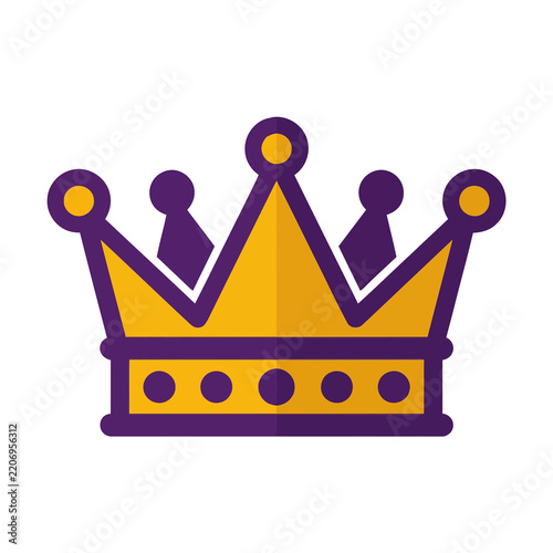 Stylized royal crown illustration