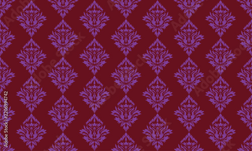 seamless damask pattern