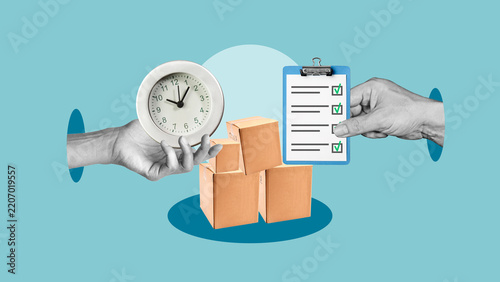 Fotografie Order Fulfillment and Delivery Management for Logistics Efficiency, Inventory Co