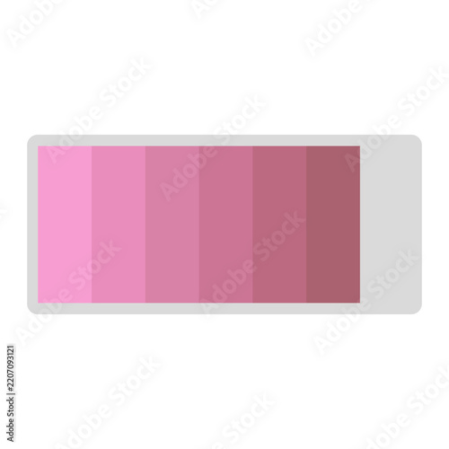 Smartphone pink gradient screen palette tech vector icon