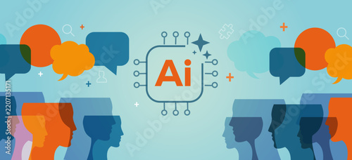 Fototapeta Artificial intelligence banner