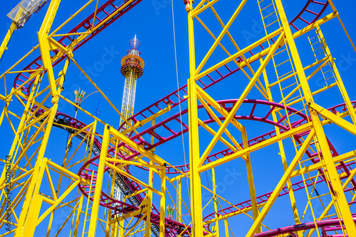 typical tracks of a rollercoaster