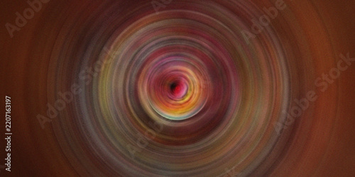 Radial circular motion blur texture with warm red tones suitable for creative wallpapers.