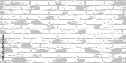 Texture of a grey brick wall vector illustration