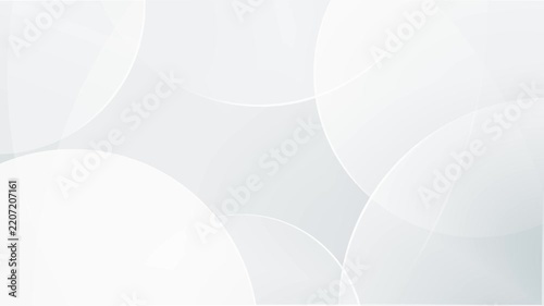 white abstract motion background, soft geometric floating shapes.