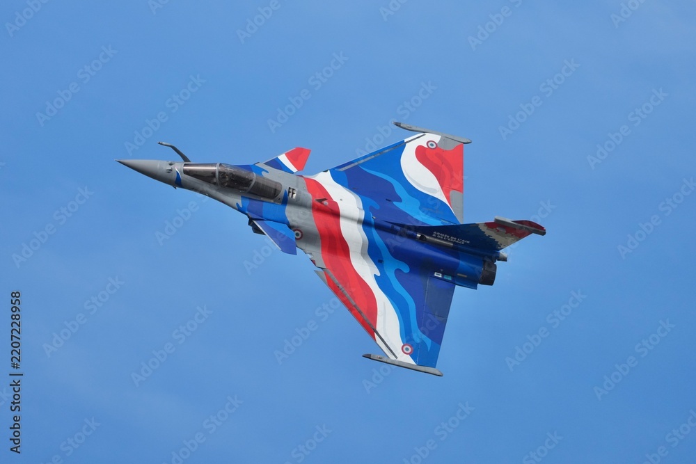 Fototapeta premium Rafale Solo Display 2026 en vol