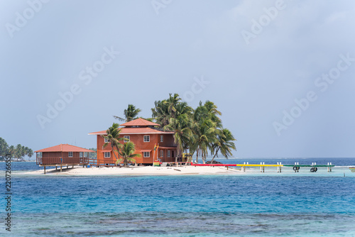 House in caribbean island of San Blas, Panama