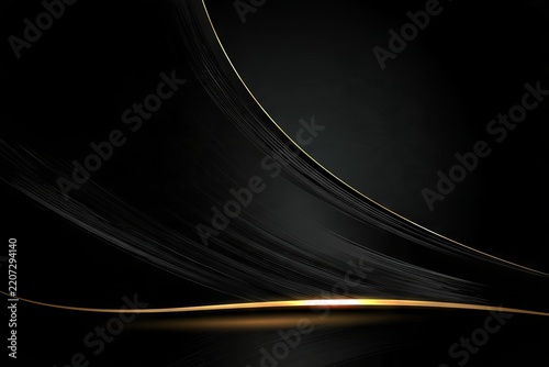 Japanese modern abstract background material of overlapping arc