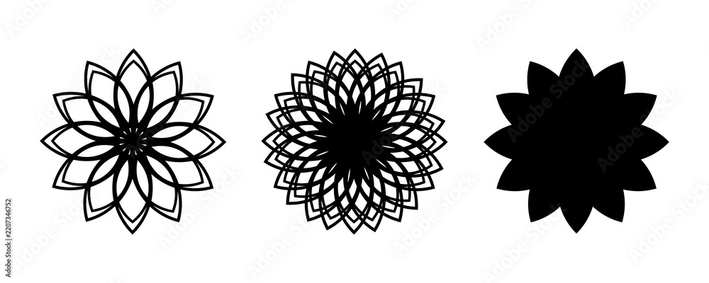 Obraz premium Leaf icon logo design, lotus, illustration, natural, business, health, herbal, pattern, blossom, leaf green, herbal medicine symbol, company logo, lifestyle, relaxation, sport, branding, therapy, bio,