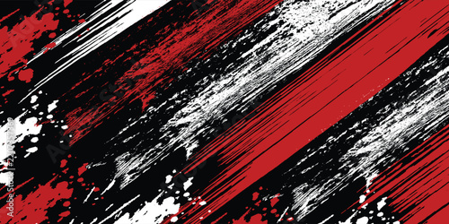 black white and red grunge texture background. eps 10