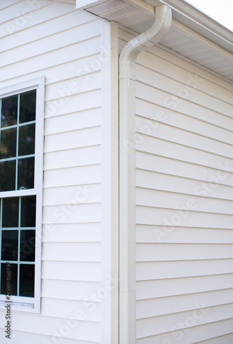 white window on a white wall