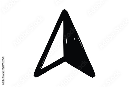 GPS Map Icon –  Symbol for Navigation, Location Tracking, Route and Digital Mapping