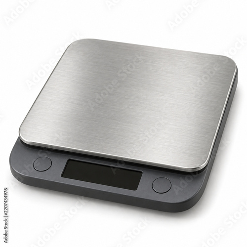 Digital Kitchen Scale Isolated on White