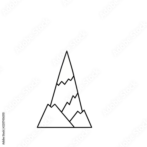Stylized Mountain Peaks