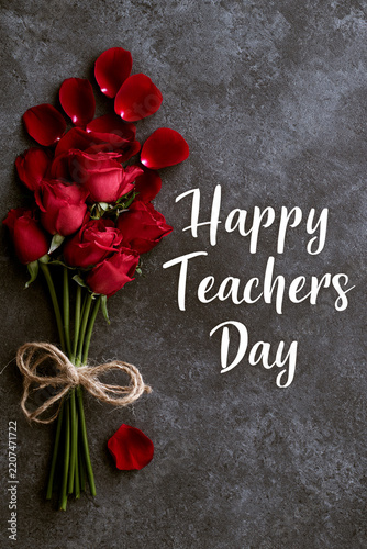 Happy Teachers Day, Celebration and Teacher Appreciation Concept