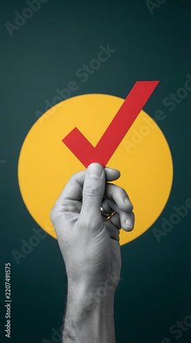 Success Approval Check Mark Design