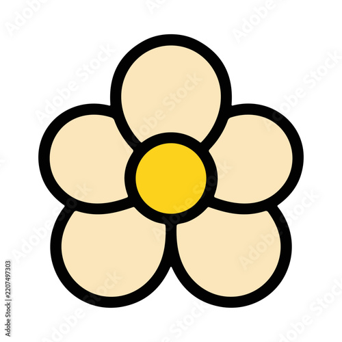 Delicate Yellow Flower with Soft Petals in a Vibrant Natural Setting