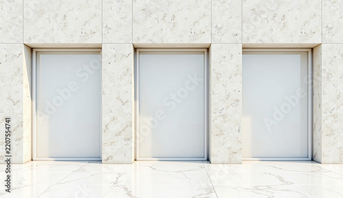 three doors in a room