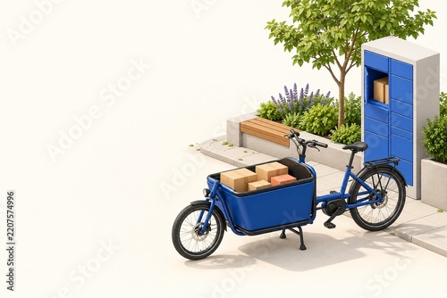 Electric cargo bicycle for sustainable last mile delivery