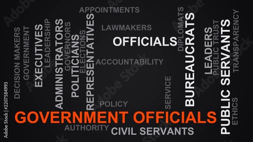 Government Officials Word Cloud