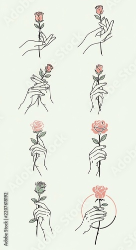 Ephemeral Grace: A Rose's Gentle Hold