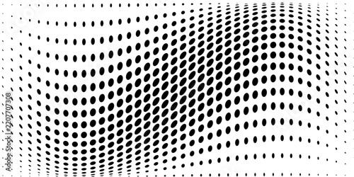 Abstract halftone texture with dots. Vector. Modern background for posters, websites, web pages, business cards, postcards, interior design. Punk, pop, grunge in vintage style. Minimalism.
