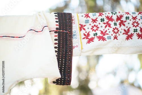 Centuries Old Bulgarian Folk Shirt Sleeves