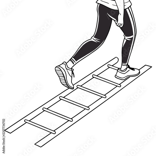 Agility Floor Ladder 1