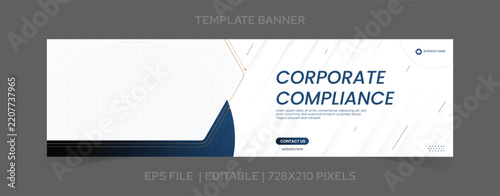 Modern Corporate Banner Template for Empowering Industry Leaders and Business Promotion