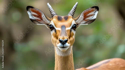 Detailed shot of an impala's sleek coat