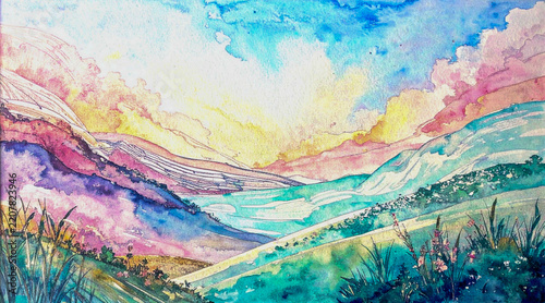abstract watercolor background