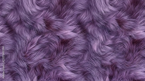 seamless repeating fox fur pattern in lavender purple, deep plum, and soft lilac tones