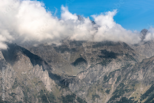 Valseriana landscape in the Bergamo Alps