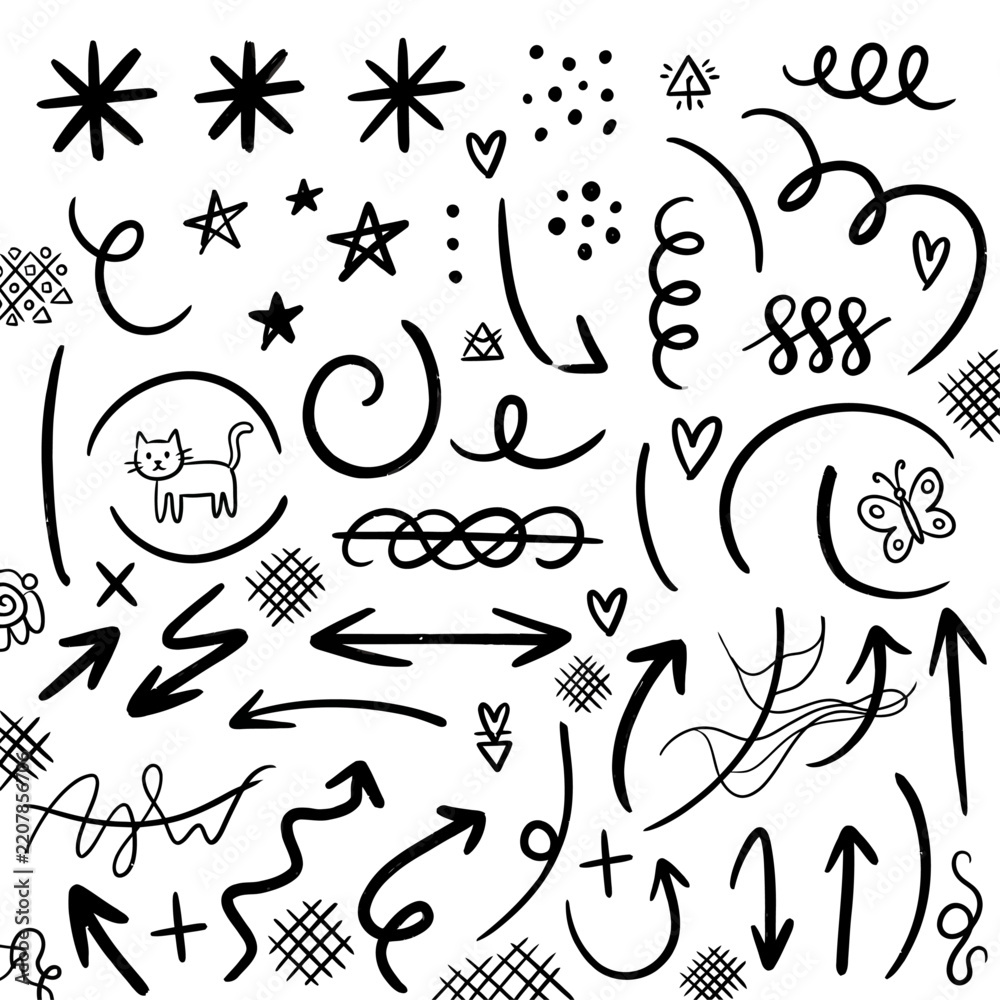 Obraz premium Abstract Golden Swirls and Geometric Light Rays Vector Illustration Art