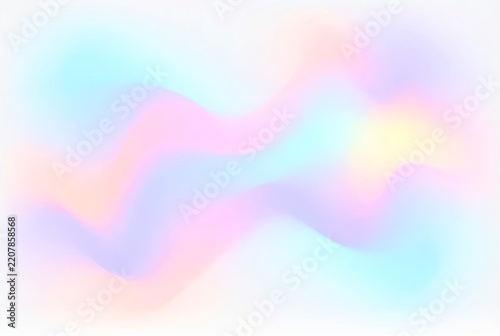 Soft pastel waves ripple across the image