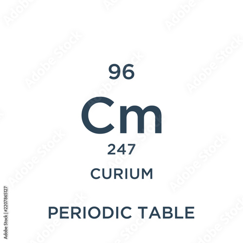 Periodic table glyph design vector illustration
