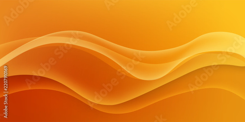 modern abstract background with gradient orange color wavy shapes , for poster. banner, web design, header, cover, billboard, brochure, social media, landing page