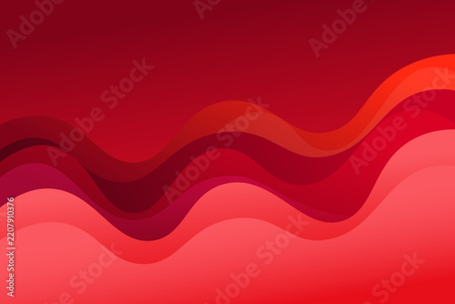 modern abstract background with gradient red  wavy shapes , for poster. banner, web design, header, cover, billboard, brochure, social media, vector