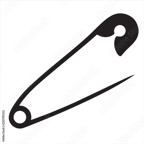 Safety Pin Icon Set