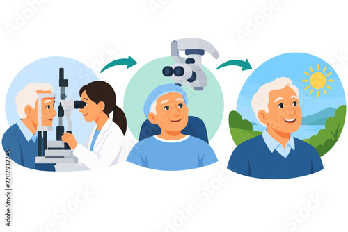 Cataract Screening and Treatment Patient Care Journey
