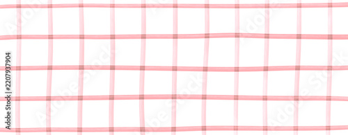 Seamless white pattern with hand drawn pink grid lines for simple aesthetic background design PNG