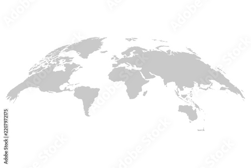 World map. 3D globe world map. Vector Illustration
