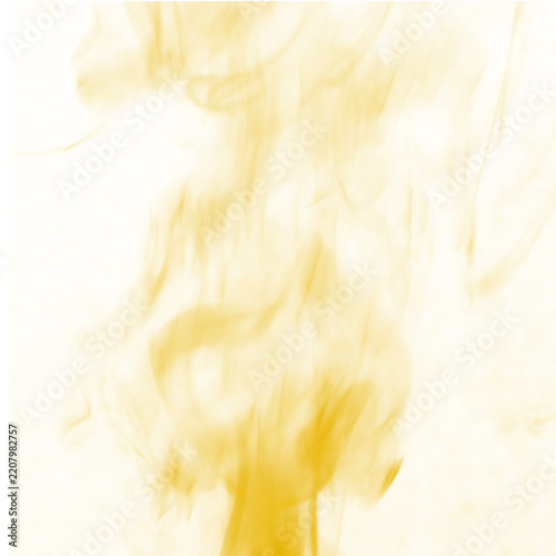 Real yellow smoke texture background