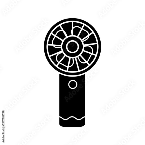Fan portable icon on white background