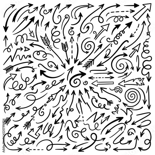 Abstract arrow vector illustration for navigation or direction themes with copy space