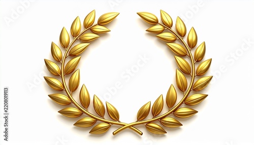 gold laurel wreath